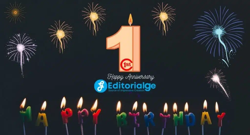 First Happy Anniversary Editorialge