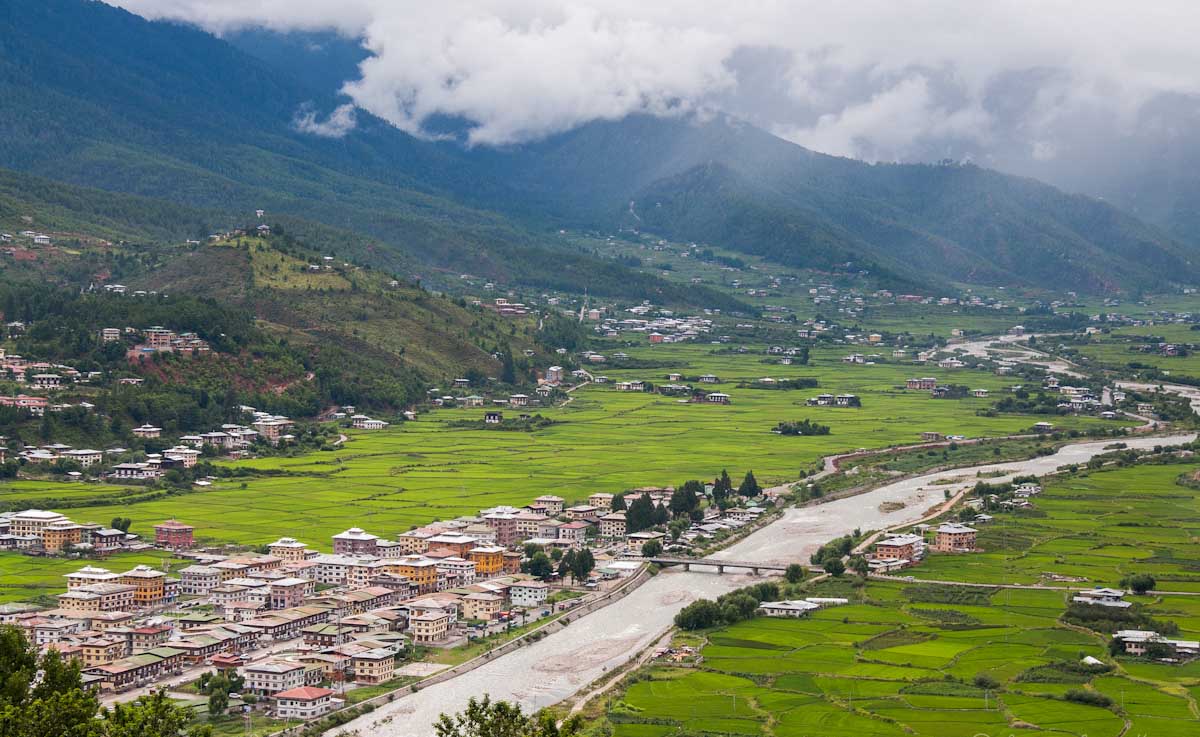 Paro valley, Bhutan