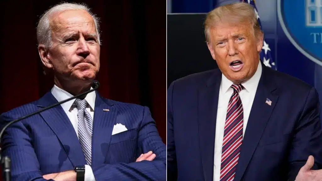 Joe Biden and Donald Trump