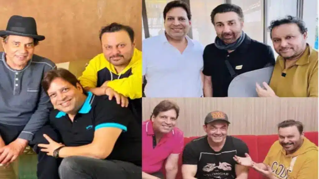 Dharmendra, Sunny Deol and Bobby Deol