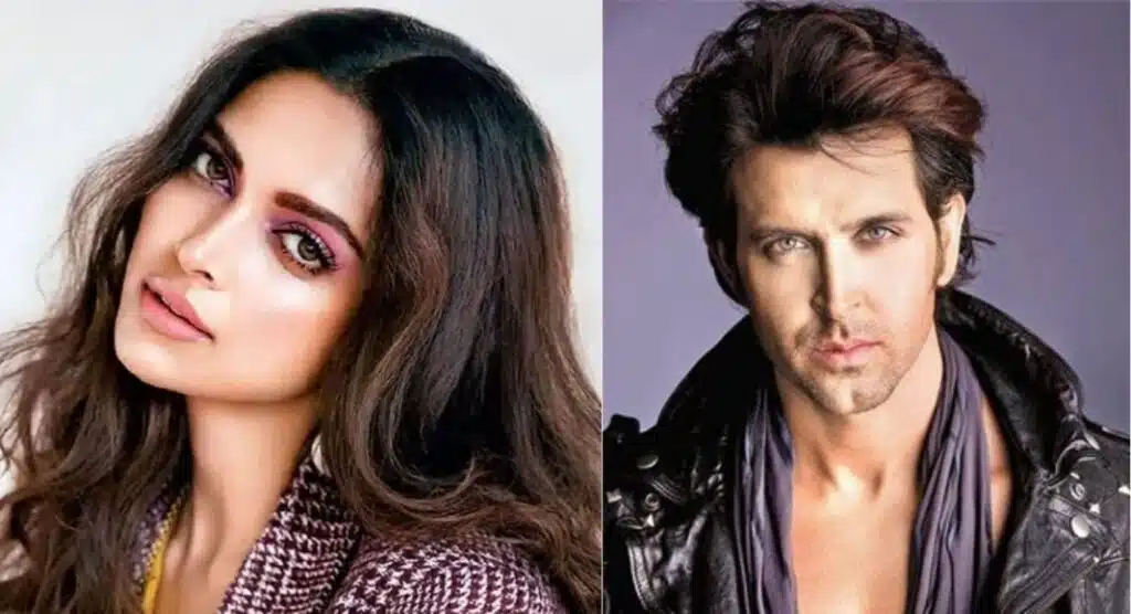 Hrithik Roshan and Deepika Padukone