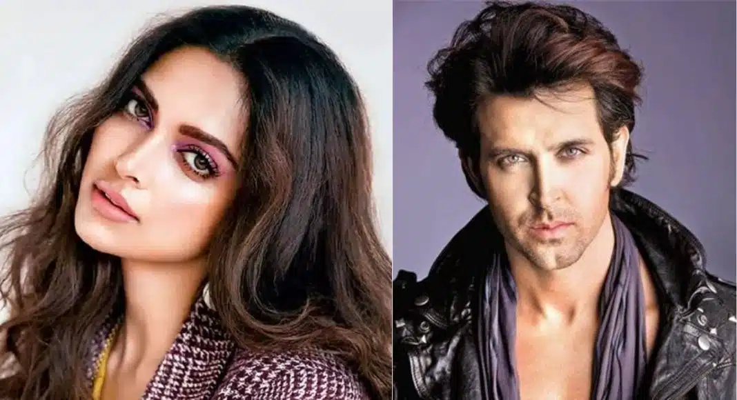 Hrithik Roshan and Deepika Padukone