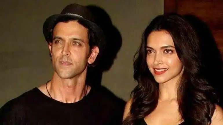 Hrithik Roshan and Deepika Padukone