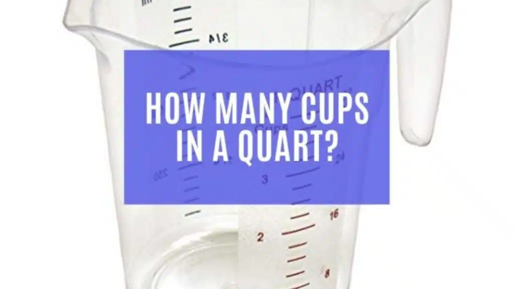 How many cups in a Quart