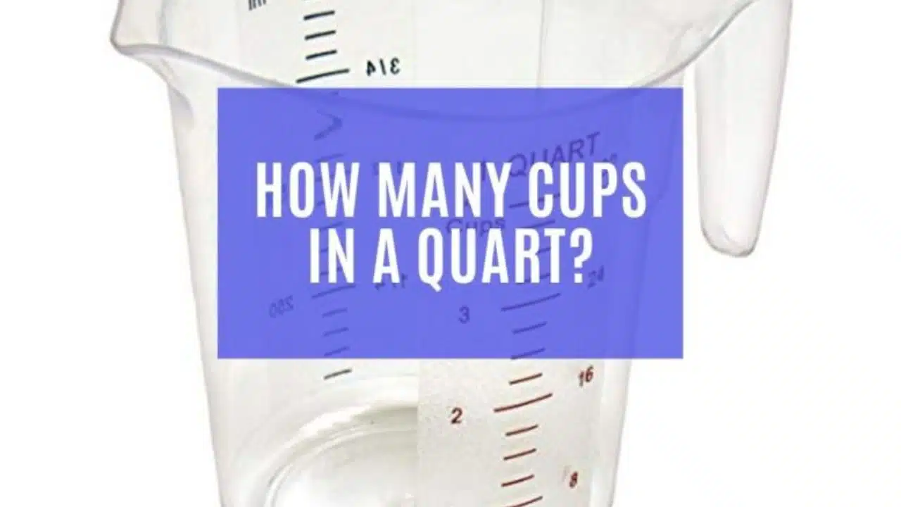 How many cups in a Quart
