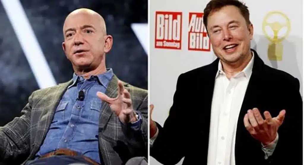 Jeff Bezos and Elon Musk