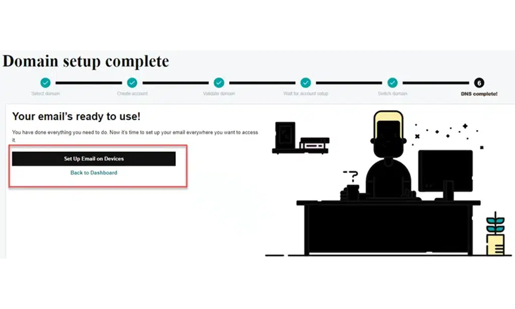 Configure Email step 5