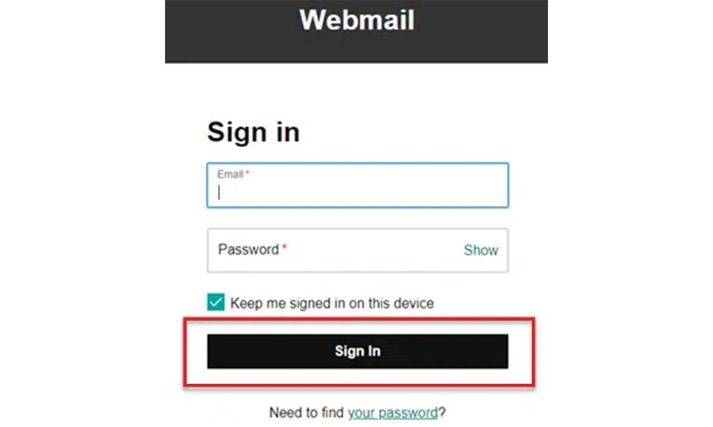 Purchase Godaddy Email step 2