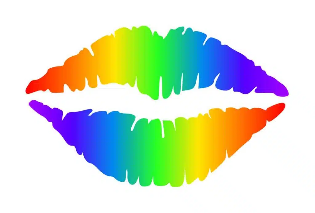 rainbow kiss
