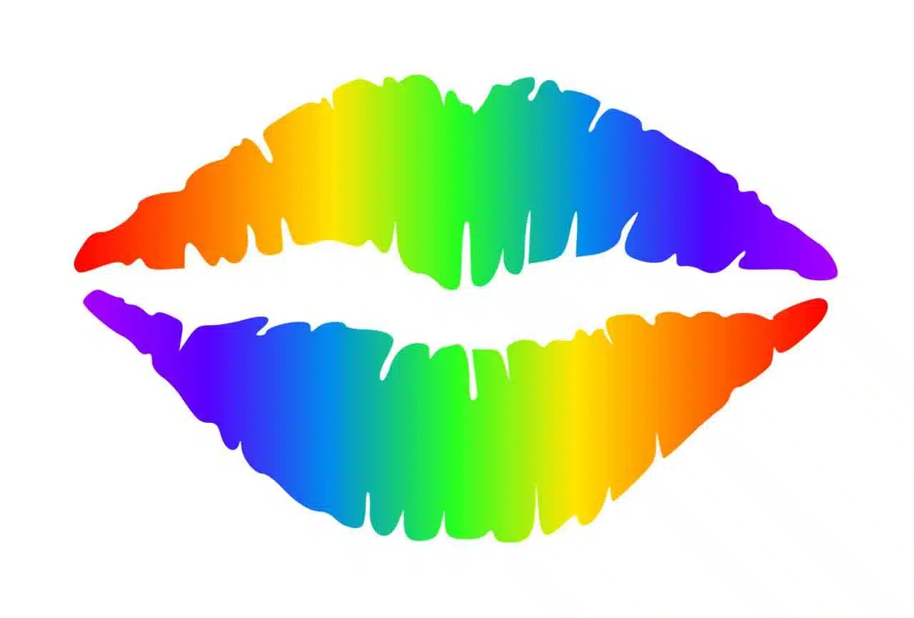 rainbow kiss