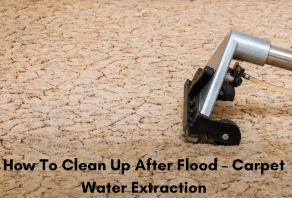 Clean up after Flood Restoration