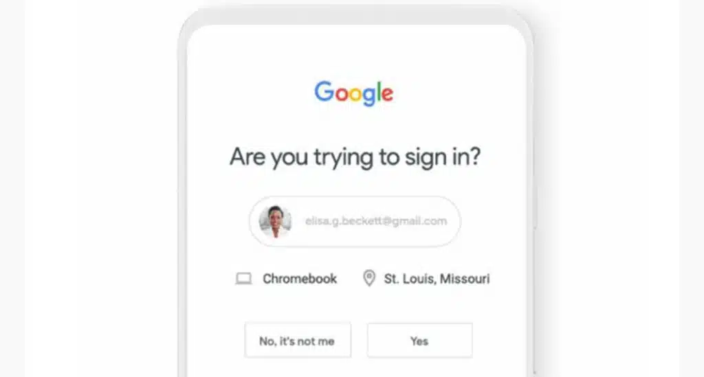 Google two-factor authentication