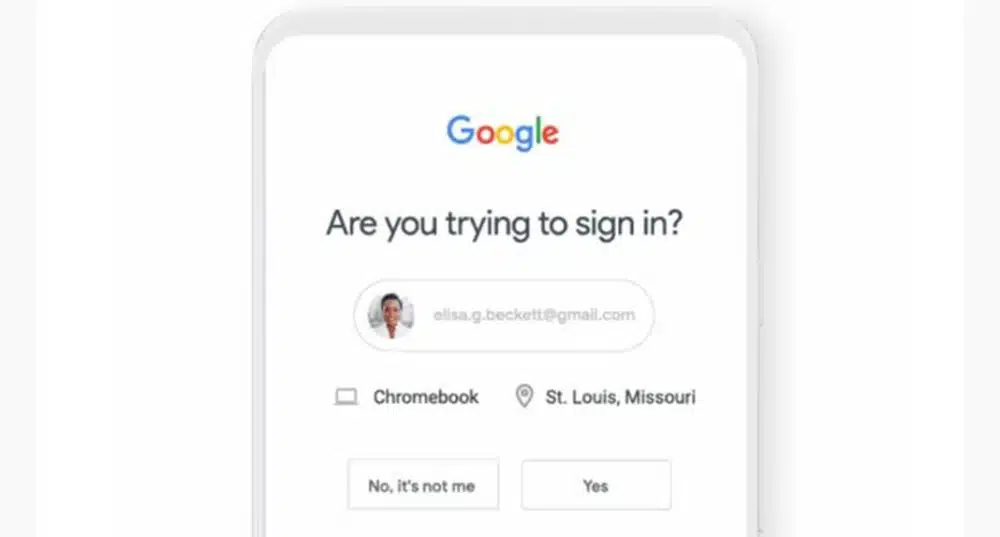 Google two-factor authentication