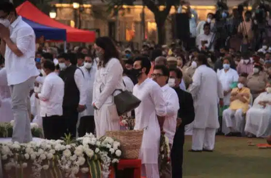 Lata Mangeshkar Funeral