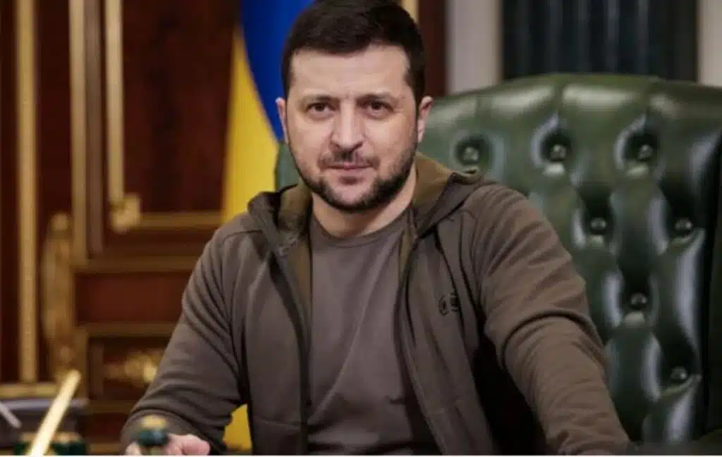Ukraine's President Volodymyr Zelensky