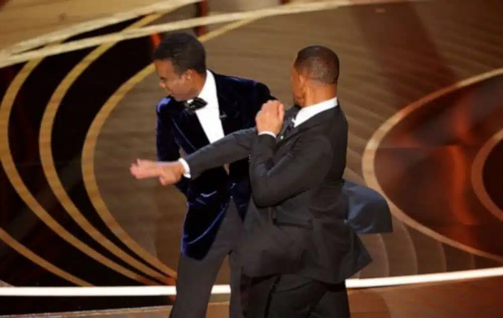 Will Smith slaps Chris Rock