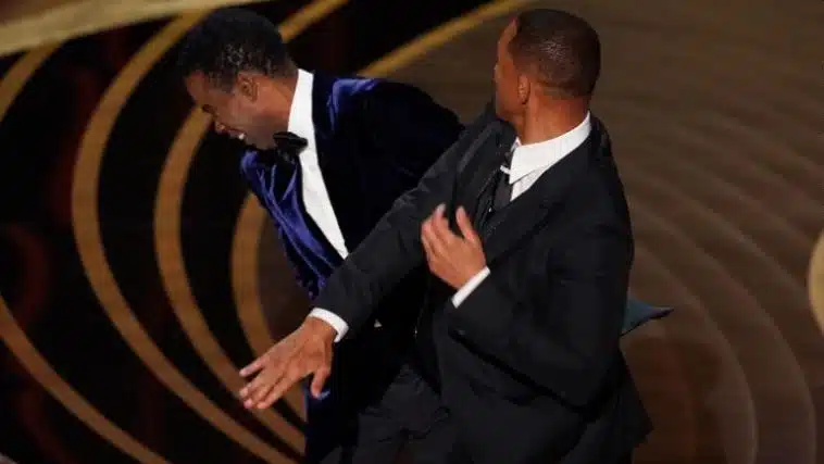 Will Smith slaps Chris Rock