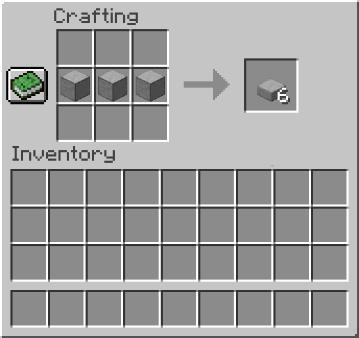 How to Make Smooth Stone Slab in Minecraft