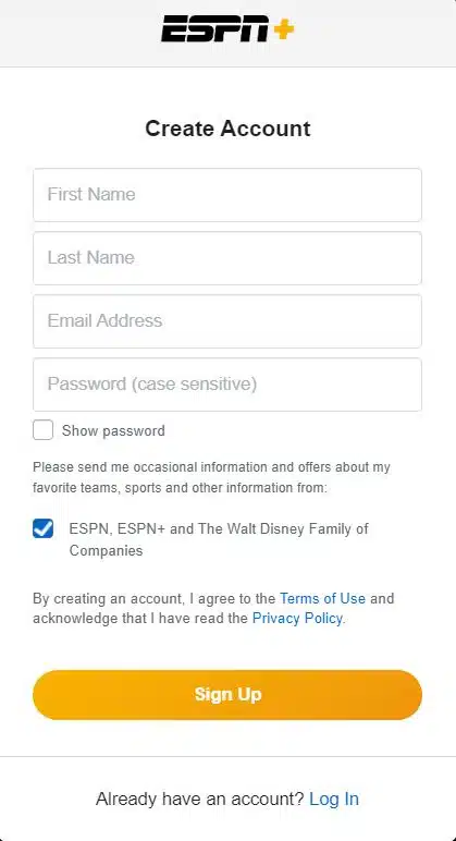 cancel my ESPN+ service on the web