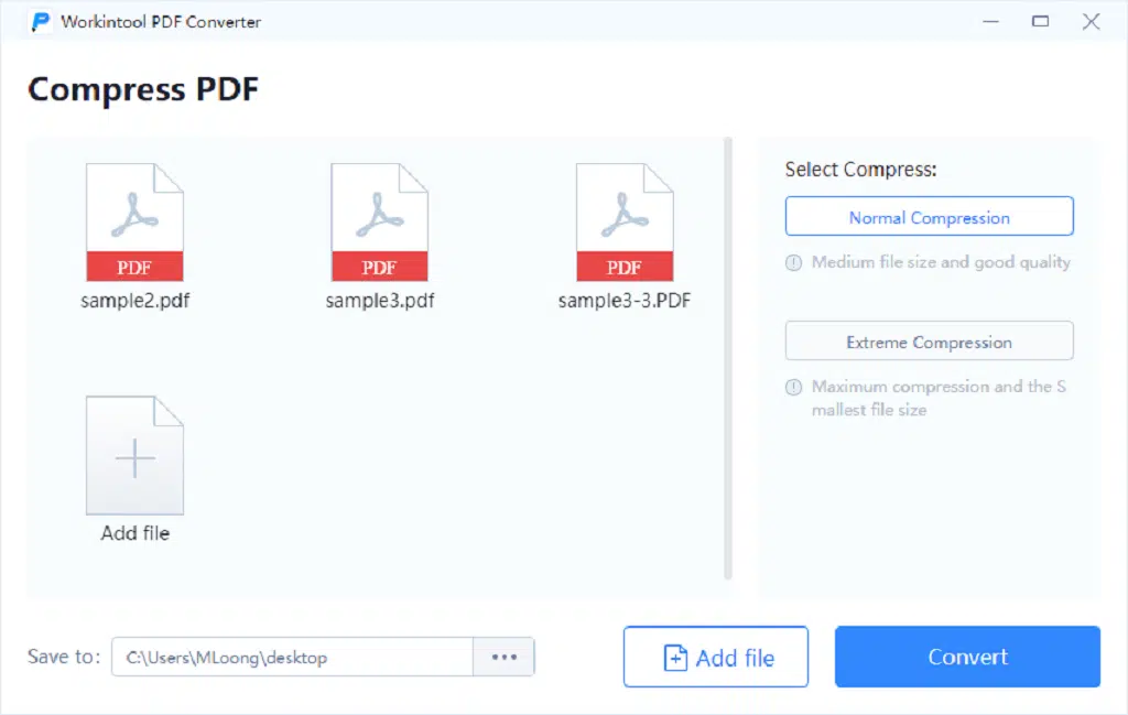 Compress PDF File Size