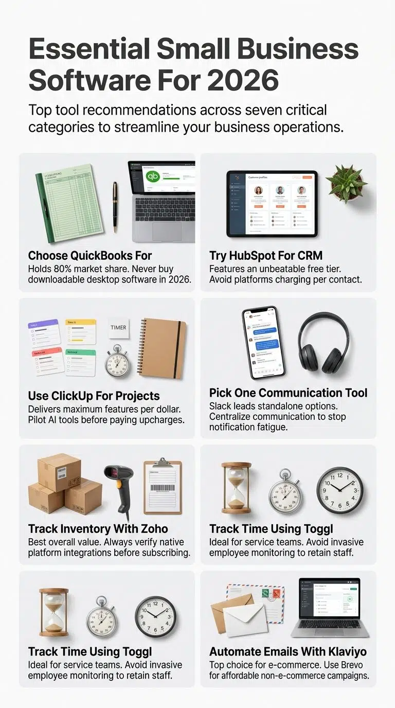 Essential Small Business Software for 2026