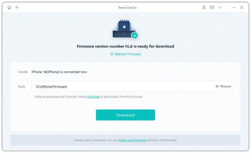 Before running the repairing process