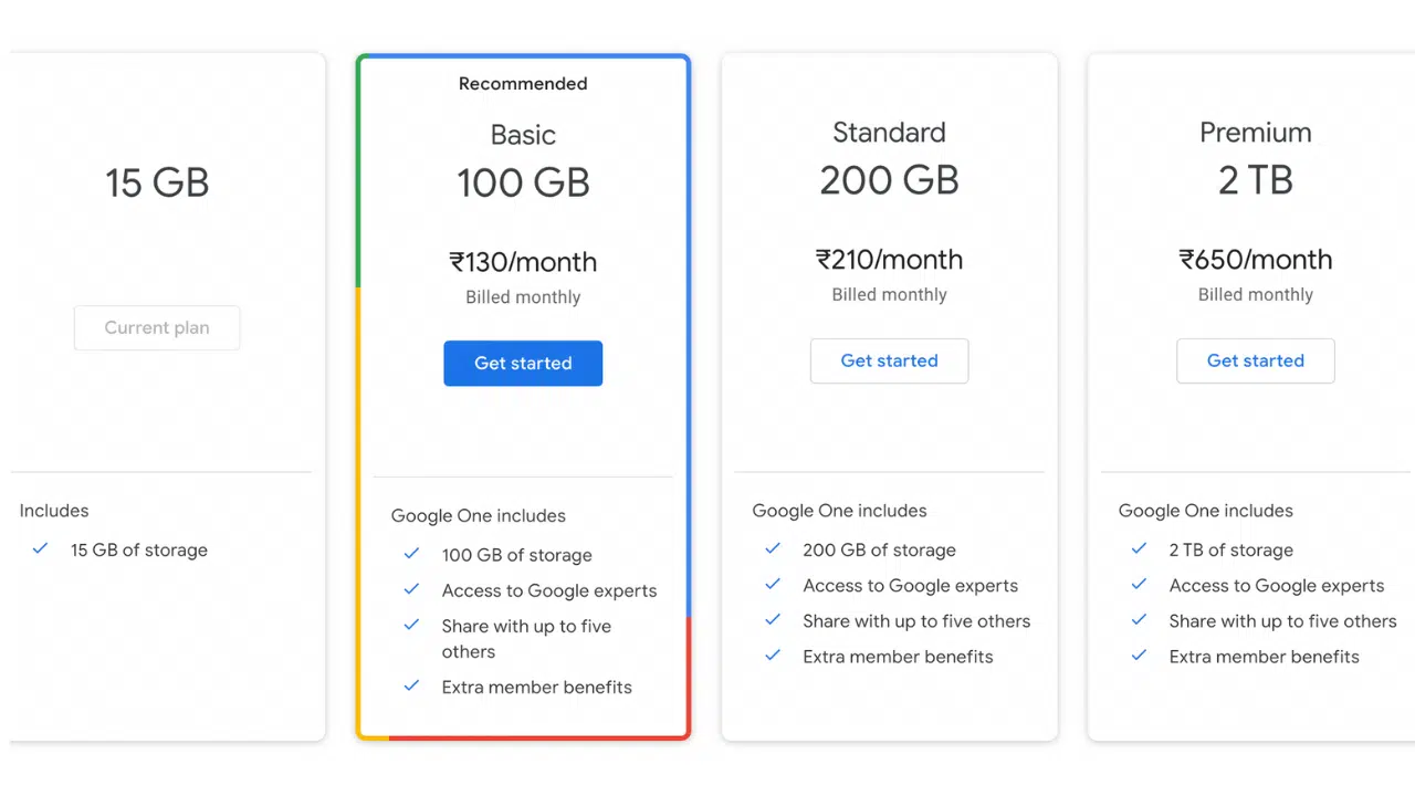 Google Increases Storage Space
