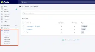 Shopify Plus Wholesale Section