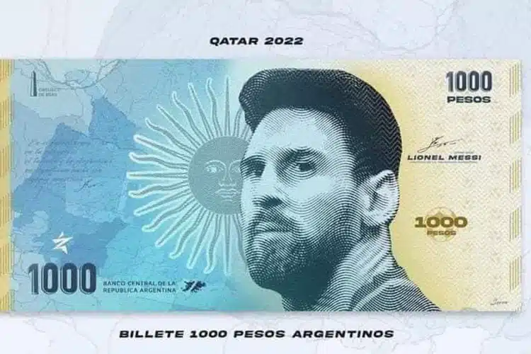 Lionel Messi’s Picture Appears on Currency Notes