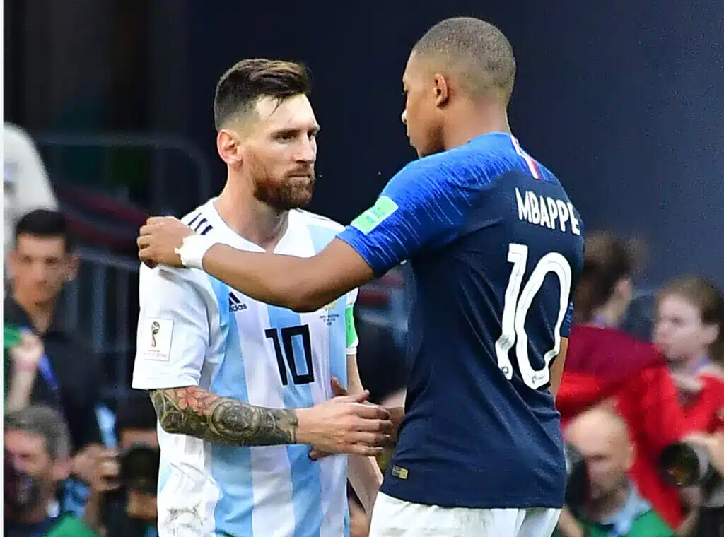 Messi and Mbappe