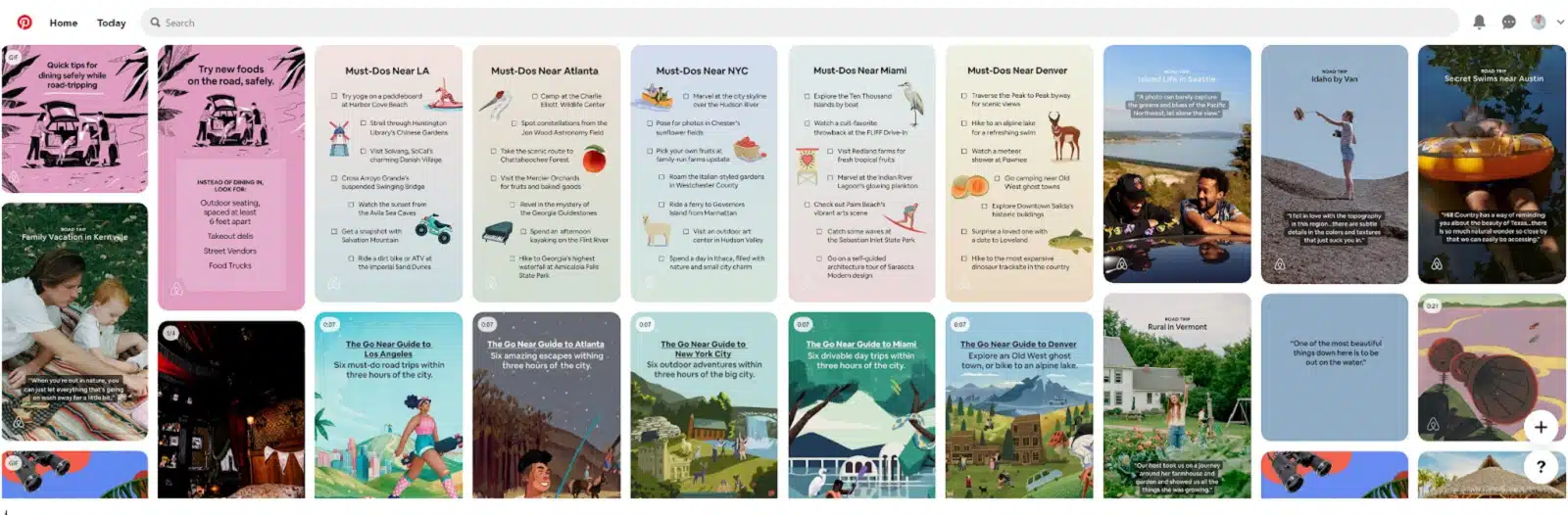 Through shared boards