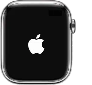 Hold down the side button until the Apple logo appears