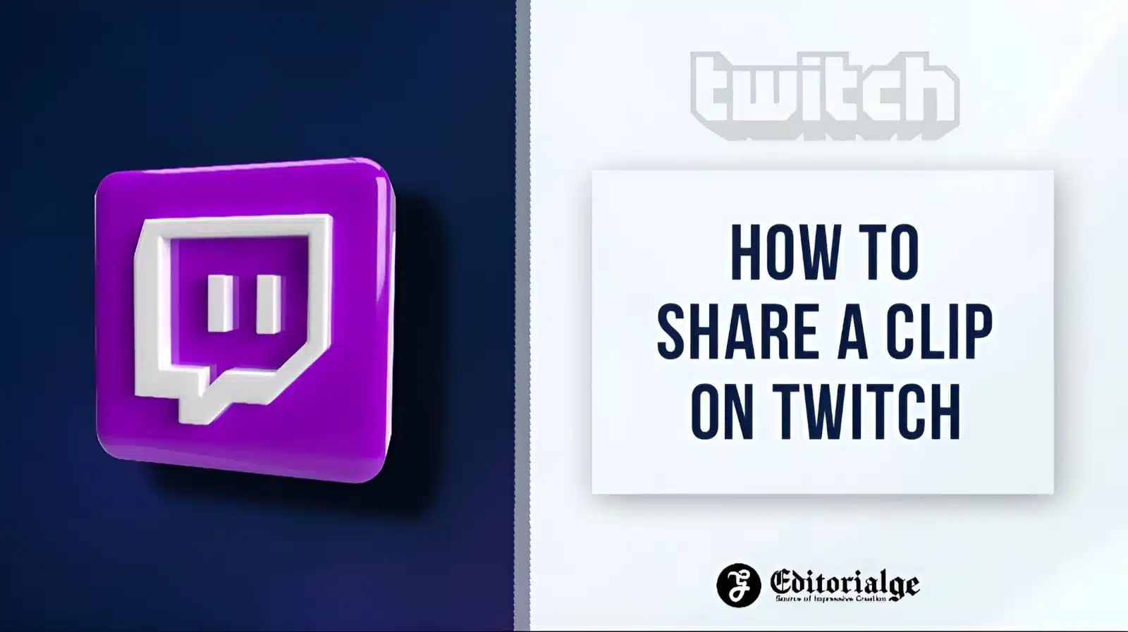 How to share a clip on twitch