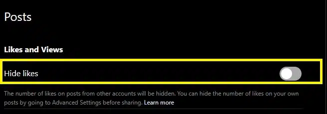 Tap to show Like Count