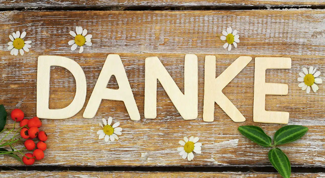 Thanks you in German