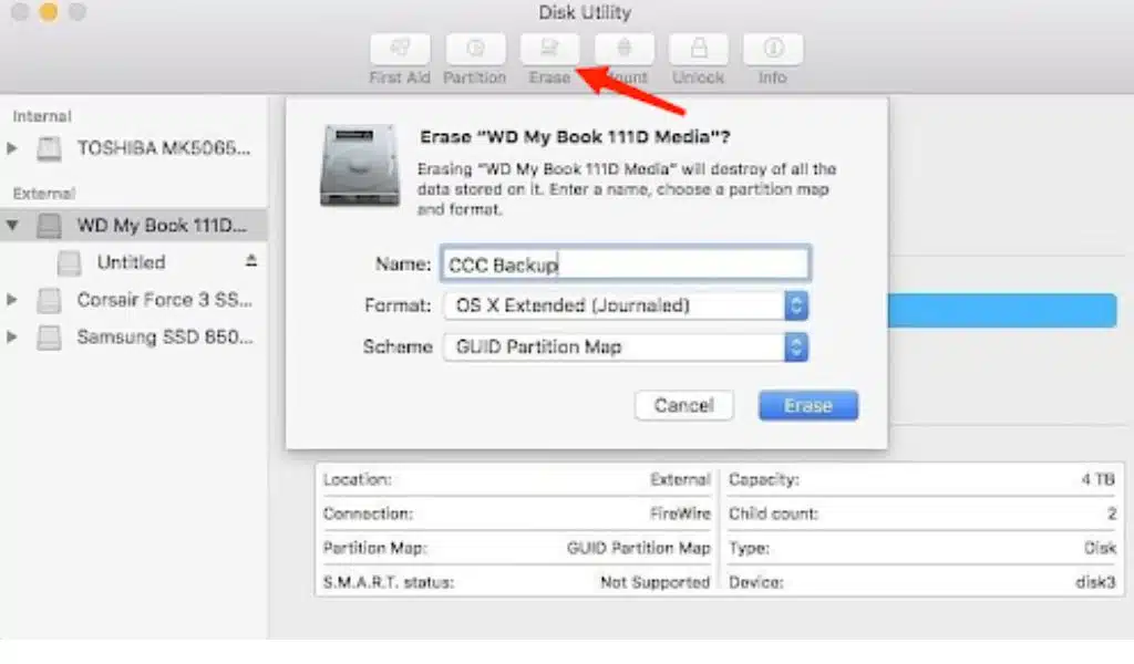 The Disk You Attached Was Not Readable By This Computer