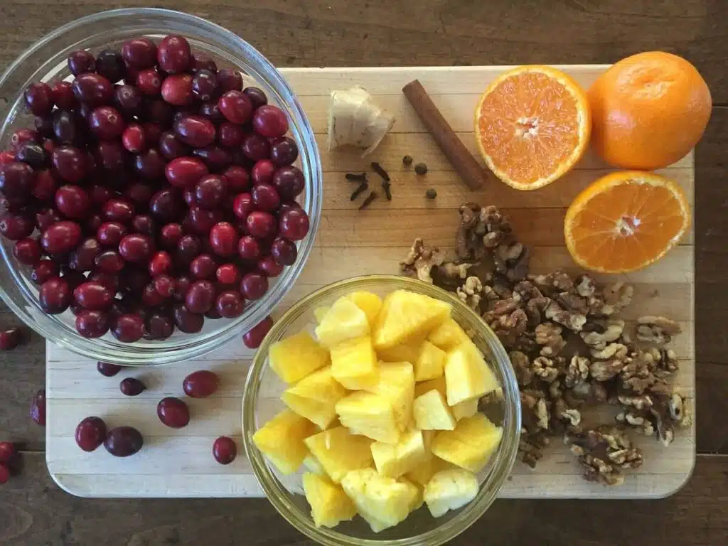 Intimacy of Pineapples and Cranberries