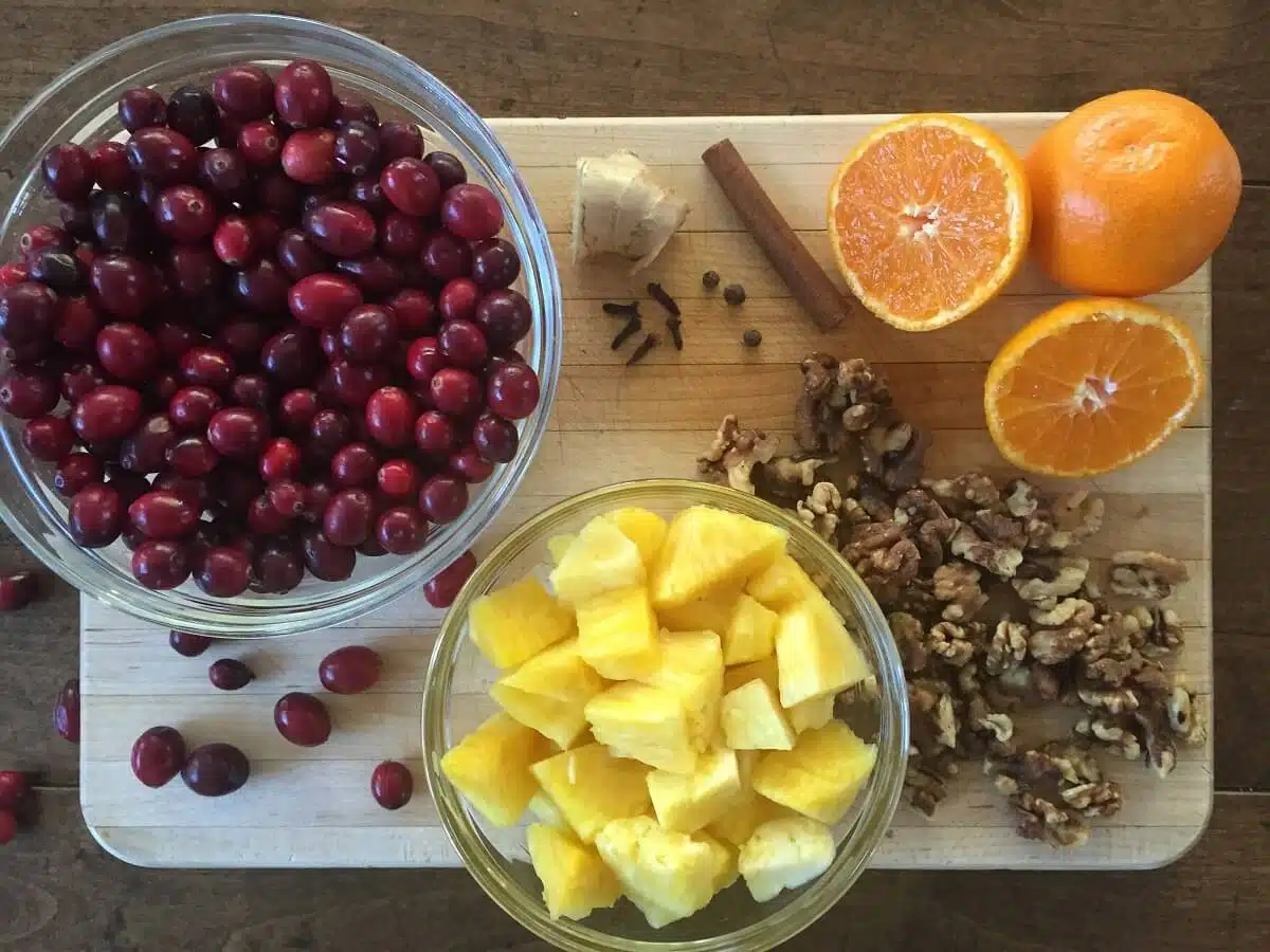 Intimacy of Pineapples and Cranberries