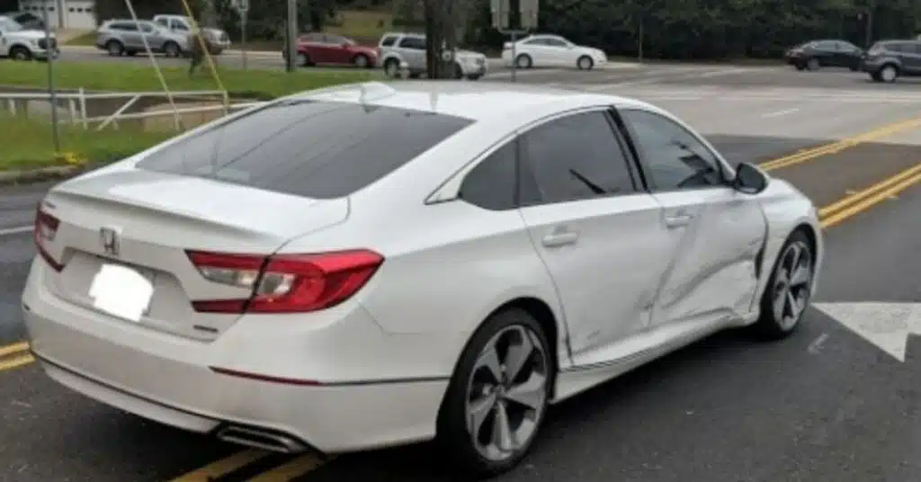 Wrecked Honda Accord