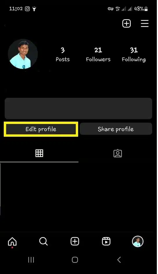 click on the Edit button