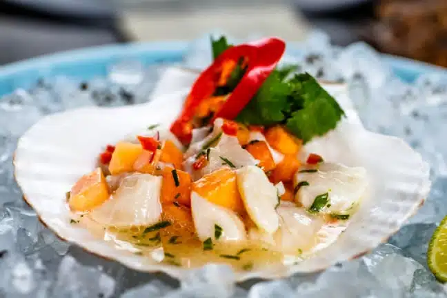 scallop ceviche