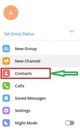 Locate the chat or contact you want to block