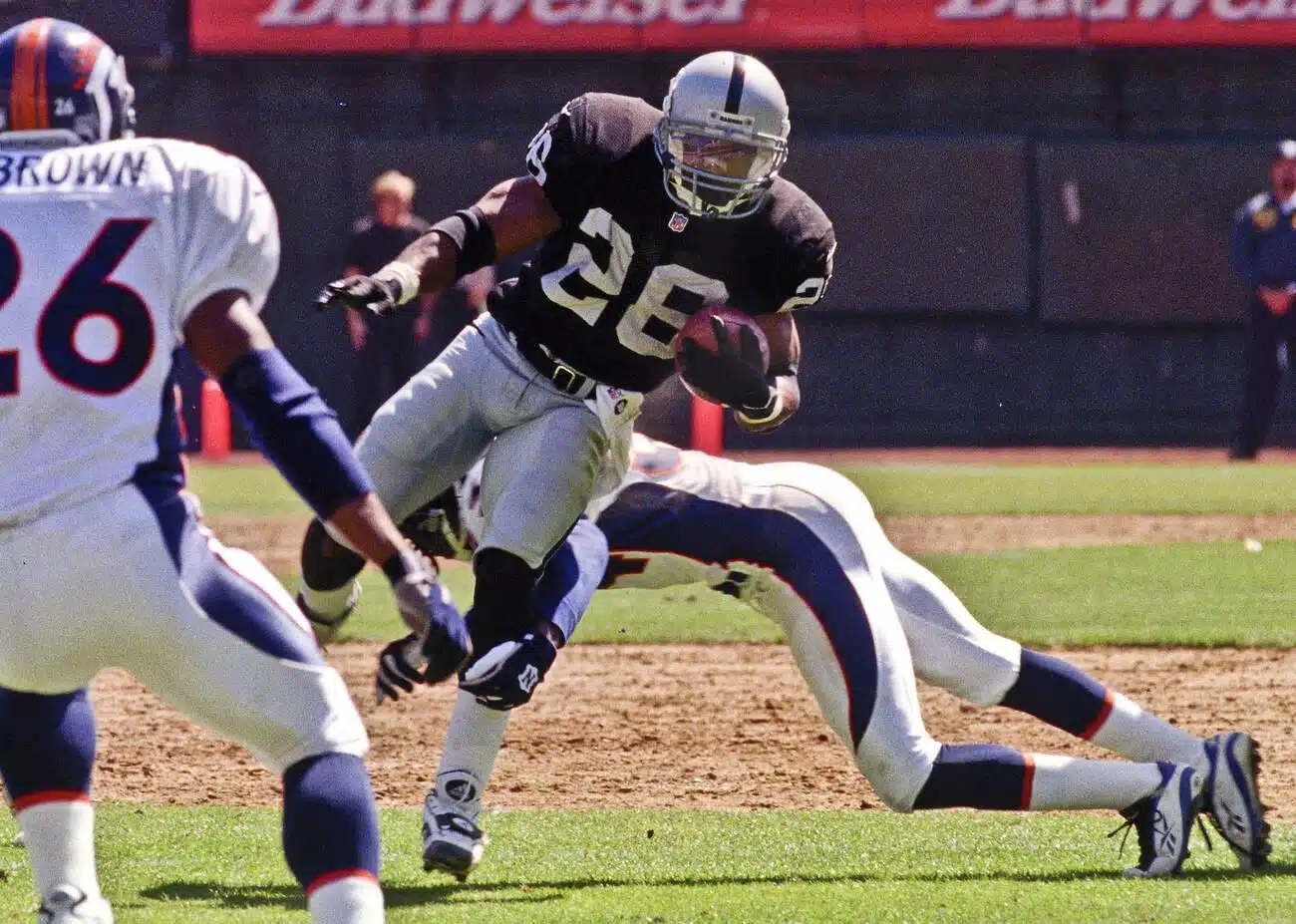 Oakland Raiders vs. Denver Broncos in 1998