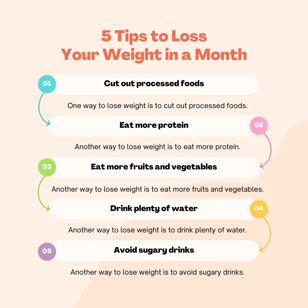 tips to lose weight
