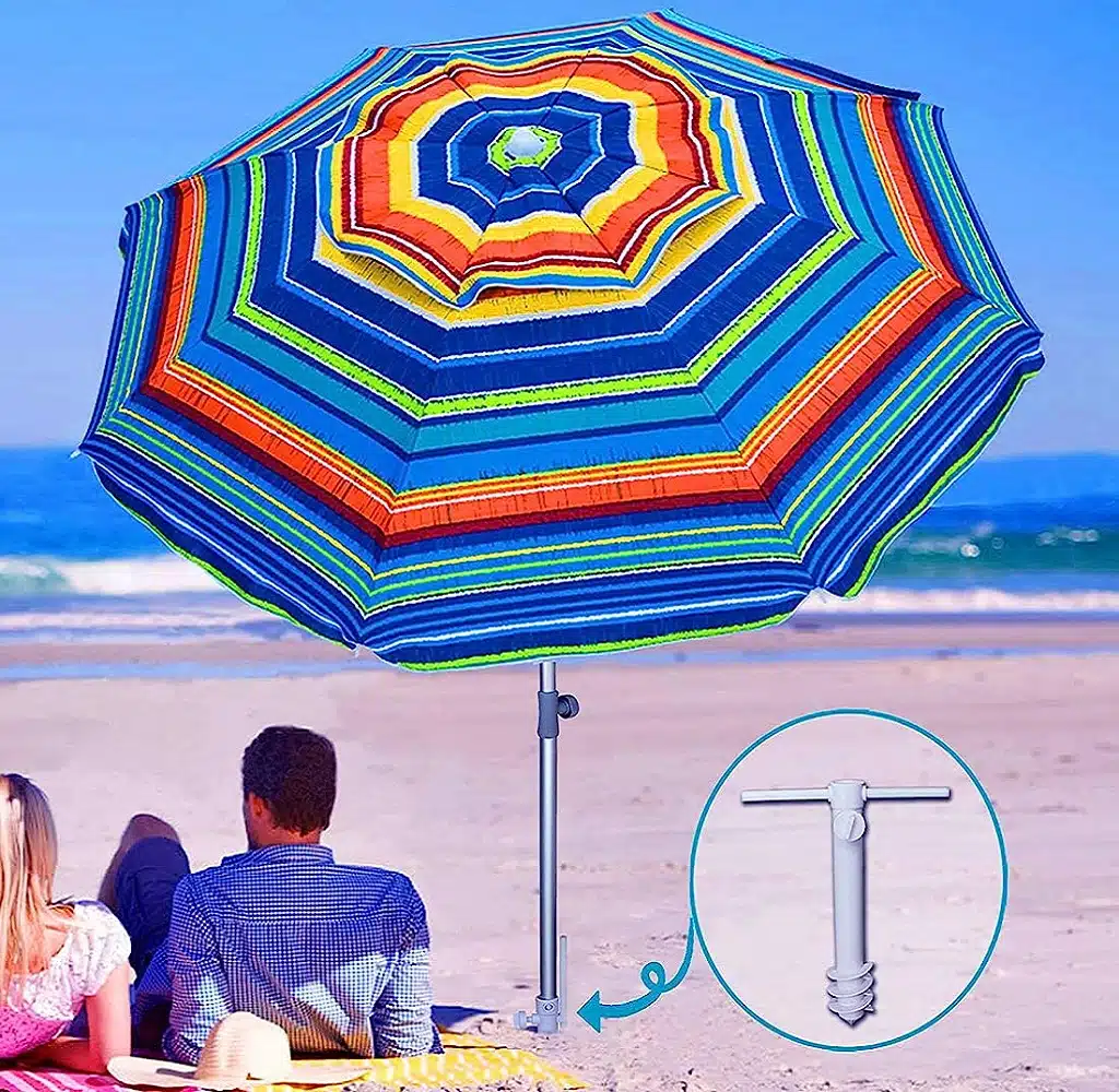 Ammsun Heavy Duty Beach Umbrella