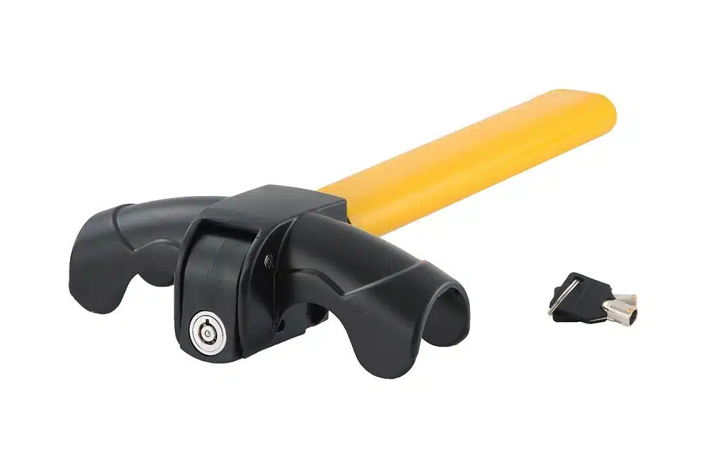 FLK Tech Universal Anti-Theft Car Auto Security Rotary Steering Wheel Lock