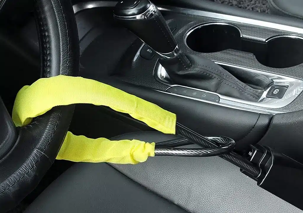 KAYCENTOP Steering Wheel Lock Seat Belt