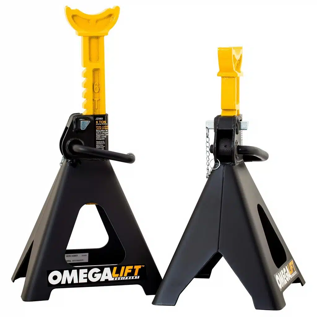 Omega Lift Heavy Duty 6 Ton Jack Stands Pair (JZ060)