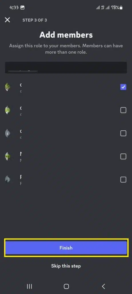 Tap on the Save butto