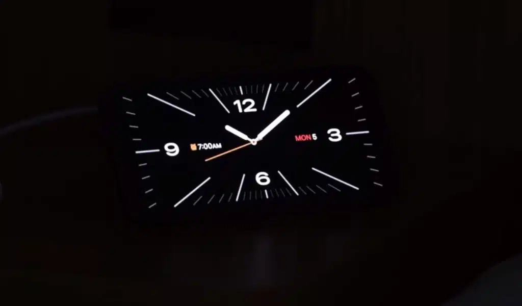 Nightstand Alarm Clock Mode